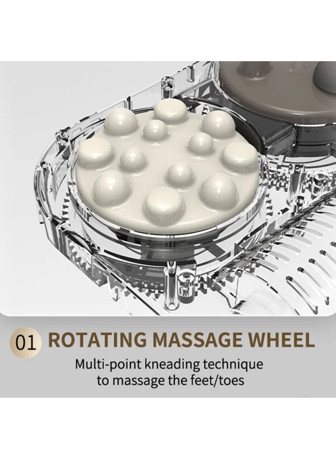 جهاز تدليك القدم الكهربائي شياتسو ST-6011 مزود بخاصية التسخين والضغط الهوائي، وبكرات تدليك عميقة، وإمكانية تعديل شدة التدليك، وخاصية الإيقاف التلقائي، وأغطية قدم قابلة للغسل لتخفيف الألم وتحسين الدورة الدموية. - Image 5